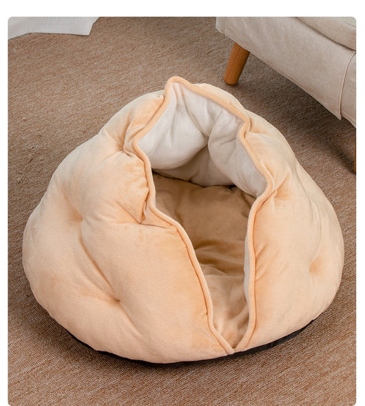 Cama Respirable para Gatos Dumpling - Nido Semicerrado Cuatro Estaciones - Image 14
