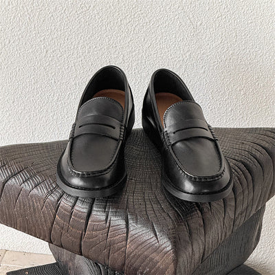 Zapatos Casuales Retro de Negocios para Hombre - Diseño Versátil sin Cordones - Image 6
