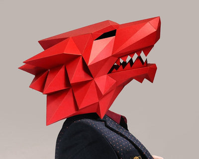 Máscara Facial de Papel Modelo Animal de Cara Completa - Image 7