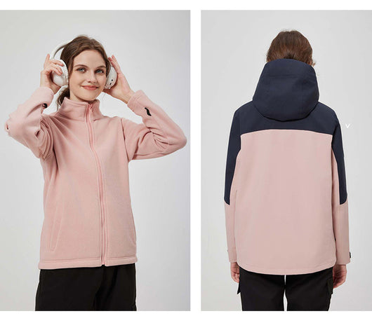 Abrigo Desmontable Impermeable Otoño-Invierno Unisex con Forro Adhesivo - Image 19