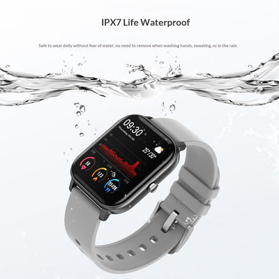 Pulsera Smartwatch Táctil con Monitor de Frecuencia Cardíaca y Presión Arterial - Image 10