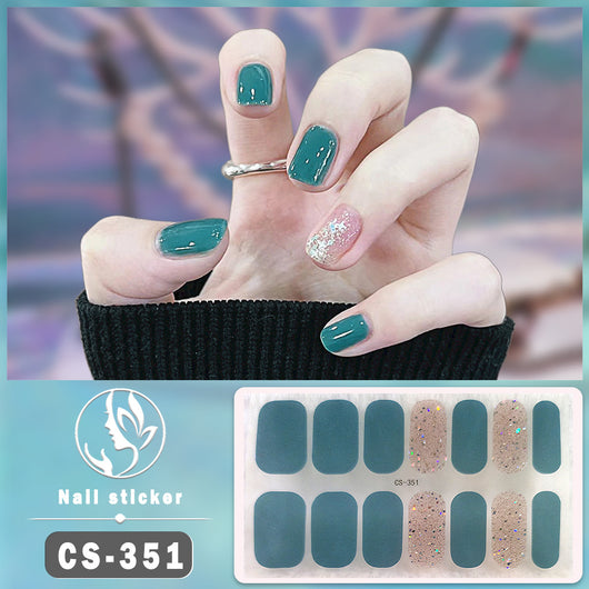 Uñas Postizas Impermeables de Color Sólido para Nail Art - Image 15