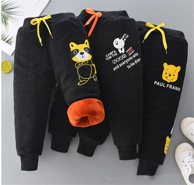 Pantalones Cálidos Acolchados de Felpa para Niña - Image 20