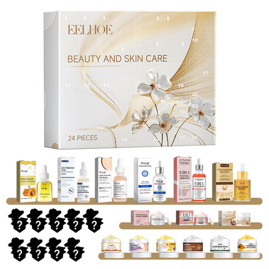 Set Completo de Cuidado Facial 24 Productos Hidratantes