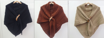 Poncho Triangular de Cuero Hueco Estilo Coreano - Abrigo Elegante de Color Liso - Image 16
