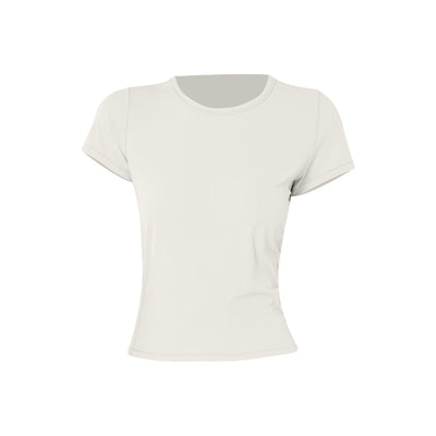 Chaqueta Yoga Mujer Cuello Redondo Manga Corta Elástica - Image 5