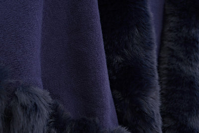 Capa y Chal de Doble Capa con Cuello de Conejo para Otoño e Invierno - Image 14