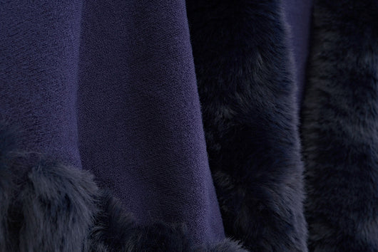Capa y Chal de Doble Capa con Cuello de Conejo para Otoño e Invierno - Image 14