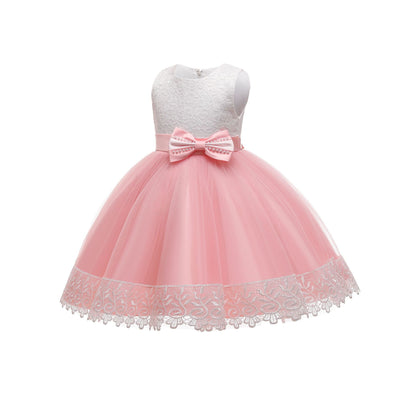 Vestido de Princesa Niña con Encaje y Tul Esponjoso - Image 19