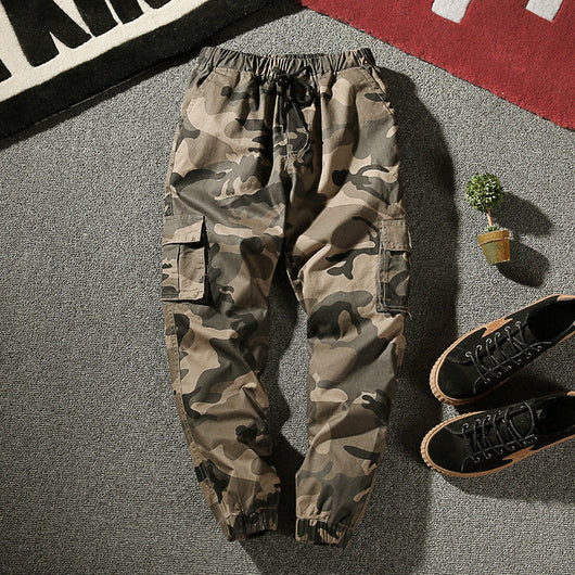 Pantalones Cargo Camouflage Holgados para Hombre - Image 7