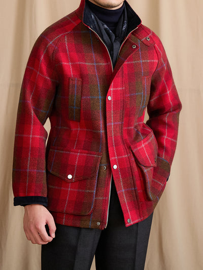 Chaqueta de Caza Slim Fit con Cuello de Pie y Cinturón - Image 11