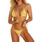 Bikini Tejido a Mano con Diseño Calado para Mujer