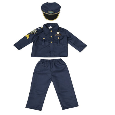 Disfraz de Policía para Niñas - Uniforme Ajustado con Mangas Largas - Image 8