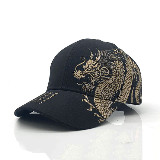 Gorra de Béisbol Estilo Chino con Dragón para Parejas - Protección Solar Outdoor - Image 8