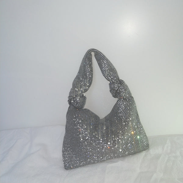 Bolso Bucket de Cristales Brillantes - Estilo Celebridad - Image 6