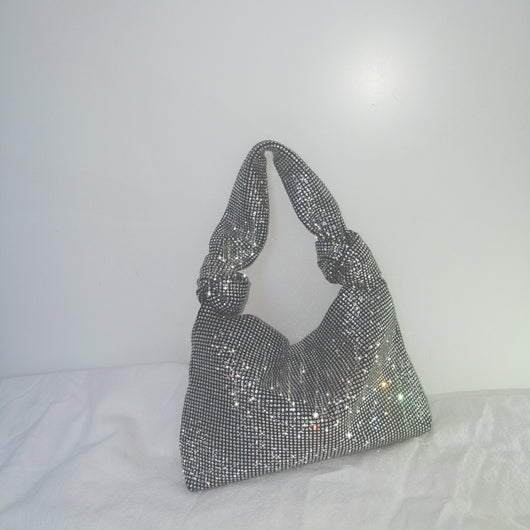 Bolso Bucket de Cristales Brillantes - Estilo Celebridad - Image 6