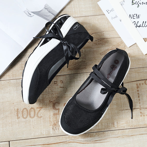 Zapatos Casuales Coreanos Cómodos con Suela Gruesa