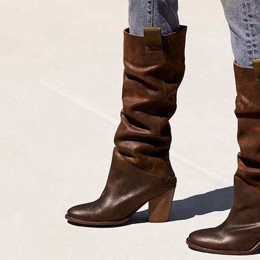 Botas Retro con Tacón Ancho - Image 8