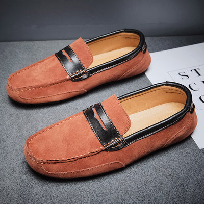 Mocasín de Cuero con Detalles en Contraste - Zapatos Versátiles para Hombre - Image 7