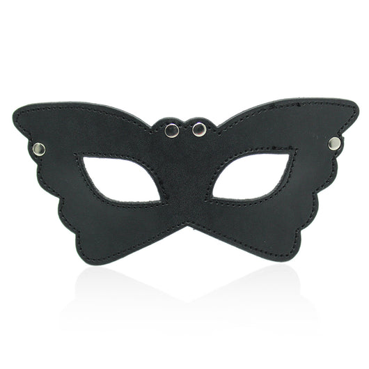Antifaz de Cuero Premium Black Cat's Eye para Descanso Óptimo - Image 10