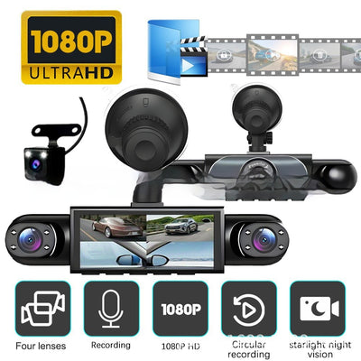 Cámara de Tablero 4 Lentes Full HD con Visión Trasera - Image 10
