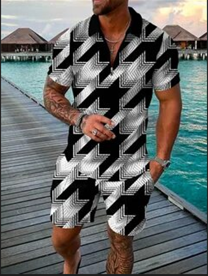 Conjunto Deportivo Polo y Shorts para Hombre - Image 19