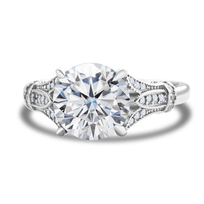 Anillo de Moissanita con Diseño Minimalista en Plata Sterling - Image 10