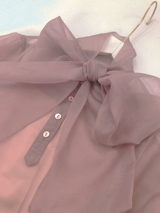 Moño Transparente de Tul Elegante - Accesorio Chiffon Sofisticado - Image 6