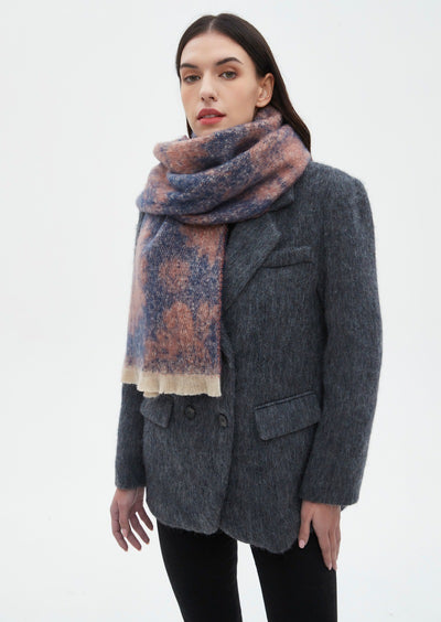 Bufanda Corta Estampado Jacquard para Hombre y Mujer - Otoño e Invierno - Image 31