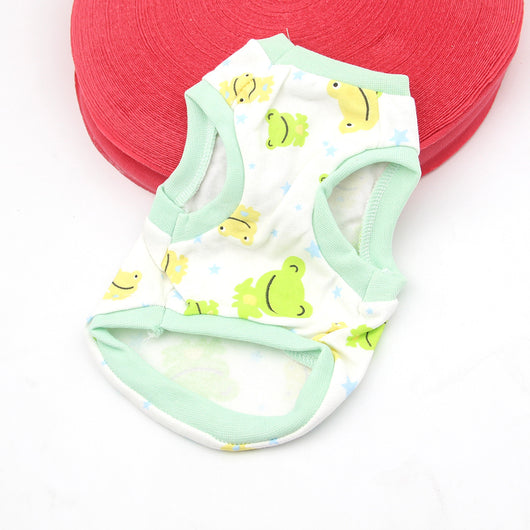 Chaleco Fino de Algodón Estampado para Mascotas - Colores Pastel Primavera Verano - Image 13