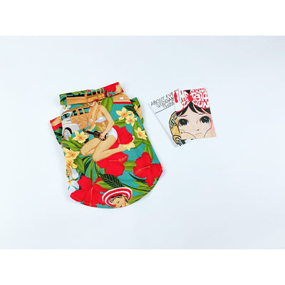 Playera Hawaiana con Patrón de Gato y Perro - Diseño Tropical Moderno - Image 3
