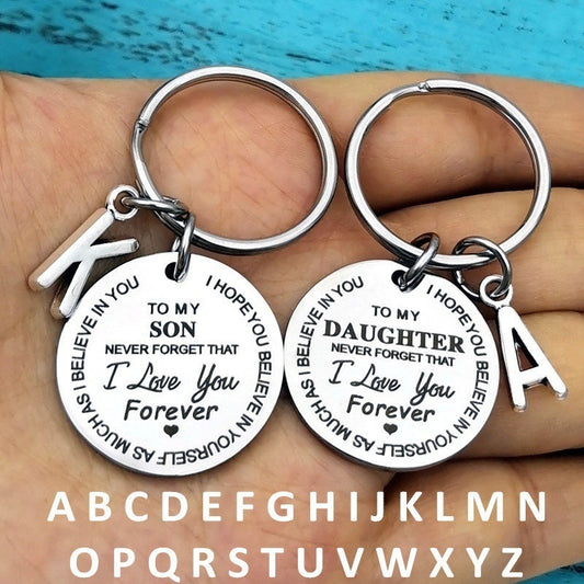 Etiqueta de Acero Inoxidable para Llaves 30mm con Letras Personalizables - Image 2