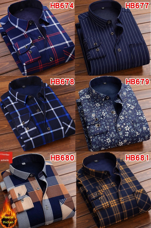 Camisa Térmica Acolchada a Cuadros para Hombre - Image 28
