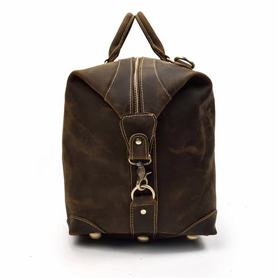 Bolsa de Viaje Grande en Cuero Crazy Horse - Capacidad Máxima - Image 25