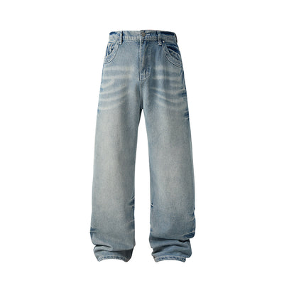 Jeans Rectos Anchos Estilo Americano para Hombre - Image 7