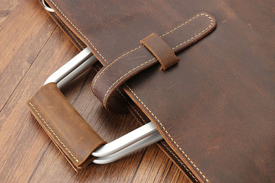 Bolsa de Hombro en Cuero Genuino de Primera Capa - Image 21