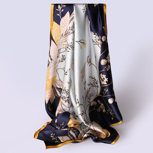 Pañuelo de Seda Multiusos para Primavera - Turbante Elegante Femenino - Image 6