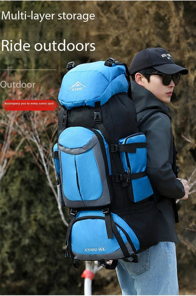 Mochila de Senderismo 90L XIYAHU - Resistente al Agua para Trekking y Acampada - Image 10