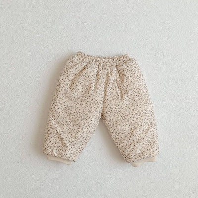 Pantalones Holgados de Algodón Acolchado Estilo Occidental con Flores - Image 14