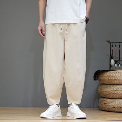 Pantalones Cortos de Verano Hombre - Seda de Hielo Ligeros Pierna Ancha - Image 10