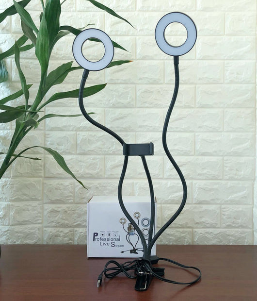 Lámpara de Belleza Selfie Dual USB con Clip Portátil - Image 3
