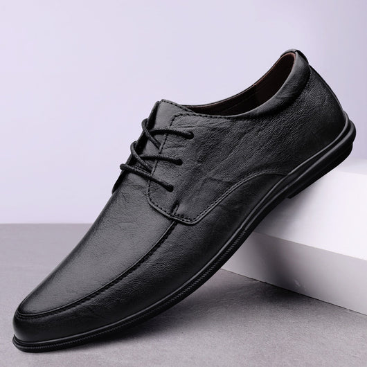 Zapatos Casuales de Cuero para Hombre con Suela Suave - Image 3