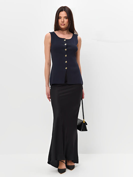 Chaleco Tejido Slim Fit con Hebilla Metálica - Image 30