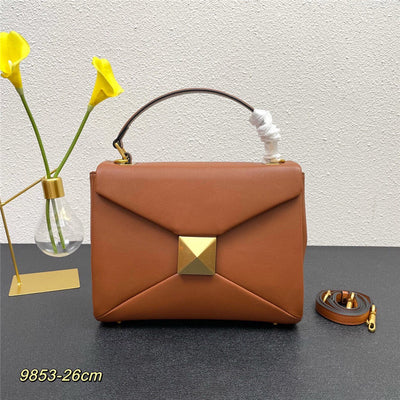 Bolso de Hombro Retro con Herrajes de Latón - Estilo Vintage Portátil - Image 14