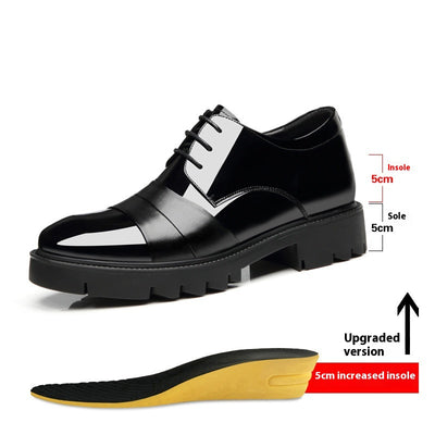 Zapatos Formales con Alzas Internas 10cm - Cuero Brillante Premium para Hombre - Image 6