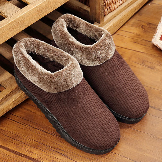 Botas Cálidas de Algodón para Hombre - Zapatos Casuales de Invierno con Forro Grueso - Image 5