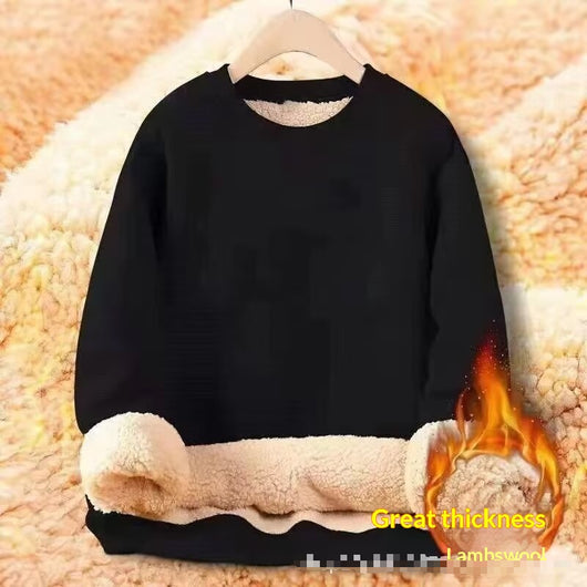 Sudadera Holgada Gruesa con Cuello Redondo para Hombre - Image 2