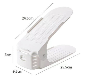 Organizador de Zapatos Doble Capa Ajustable con Refuerzo Resistente - Image 6