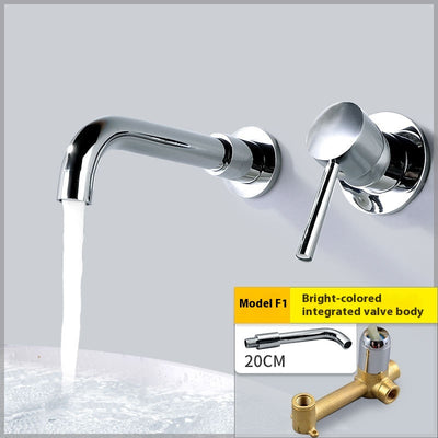 Grifo de Lavabo Empotrado Negro Mate - Diseño Minimalista Recesado - Image 10