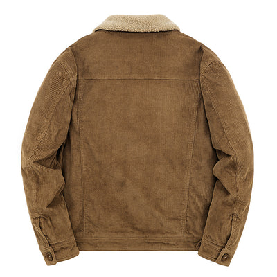 Abrigo Acolchado de Algodón con Forro Polar para Hombre - Image 3